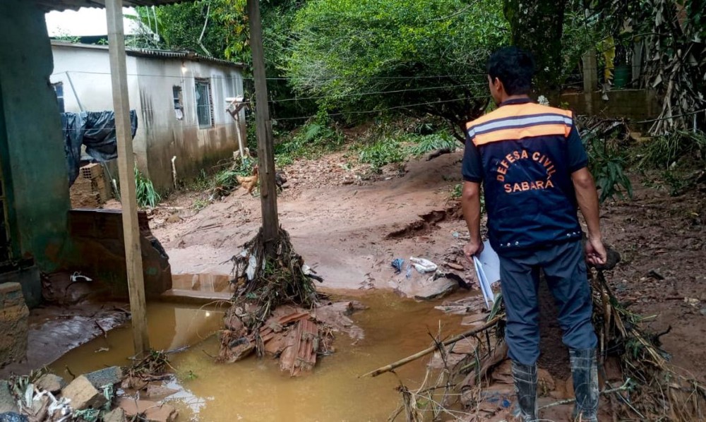 Foto: Defesa Civil de Sabará