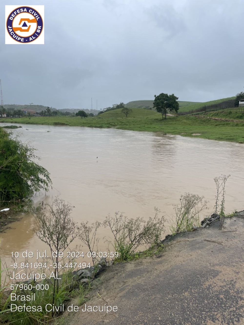 Foto: Ascom Defesa Civil Alagoas