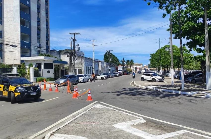 Avenida da Paz será interditada nos dois sentidos para serviço da BRK Ambiental