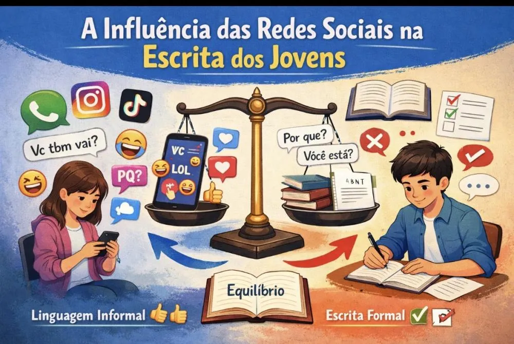 A influência das redes sociais na escrita dos jovens