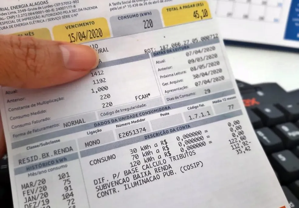 Conta de energia fica mais cara em Alagoas a partir de maio