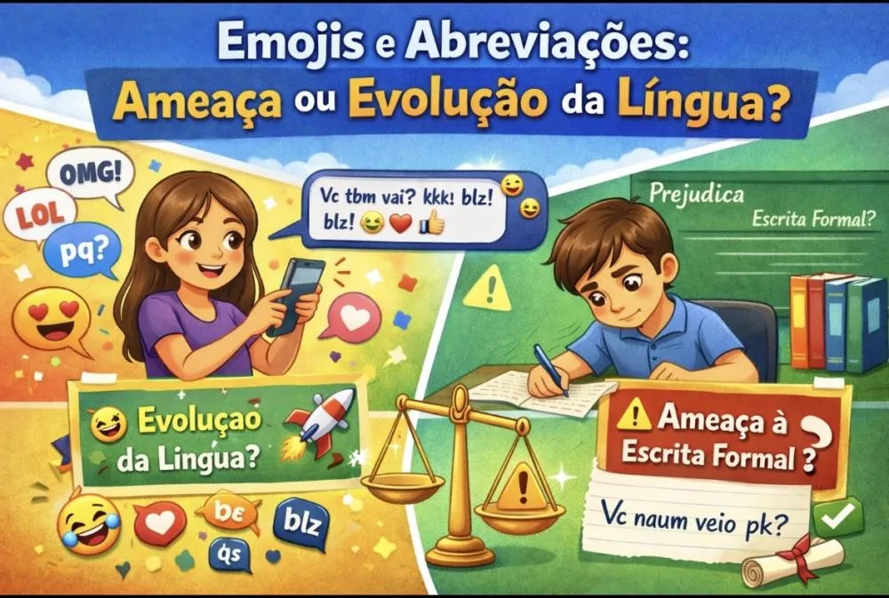 Emojis e abreviações: ameaça ou evolução da língua?