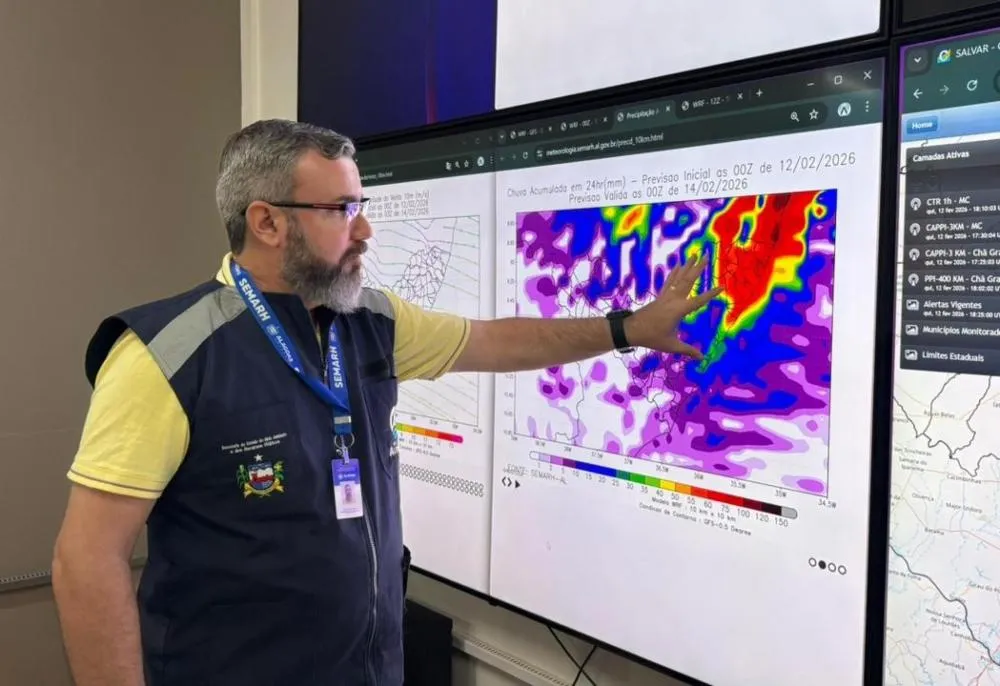 Início da semana será de tempo instável em Alagoas, aponta Semarh