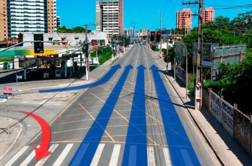 Avenida Gustavo Paiva ganha novo trecho com mão única