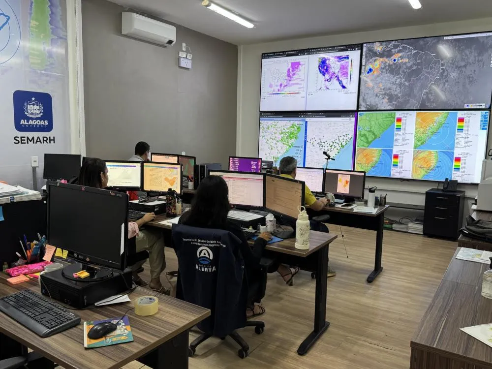 Semarh emite Alerta Meteorológico devido às chuvas intensas em Alagoas