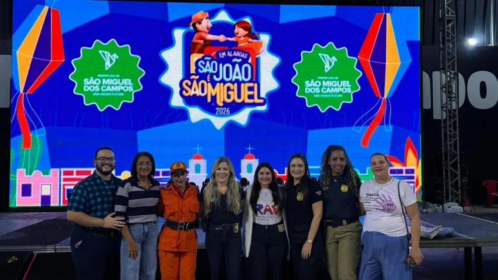 Polícia realiza ações de segurança das mulheres no São João de São Miguel dos Campos