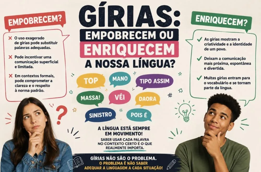 Gírias empobrecem a língua? Vamos falar sobre isso?