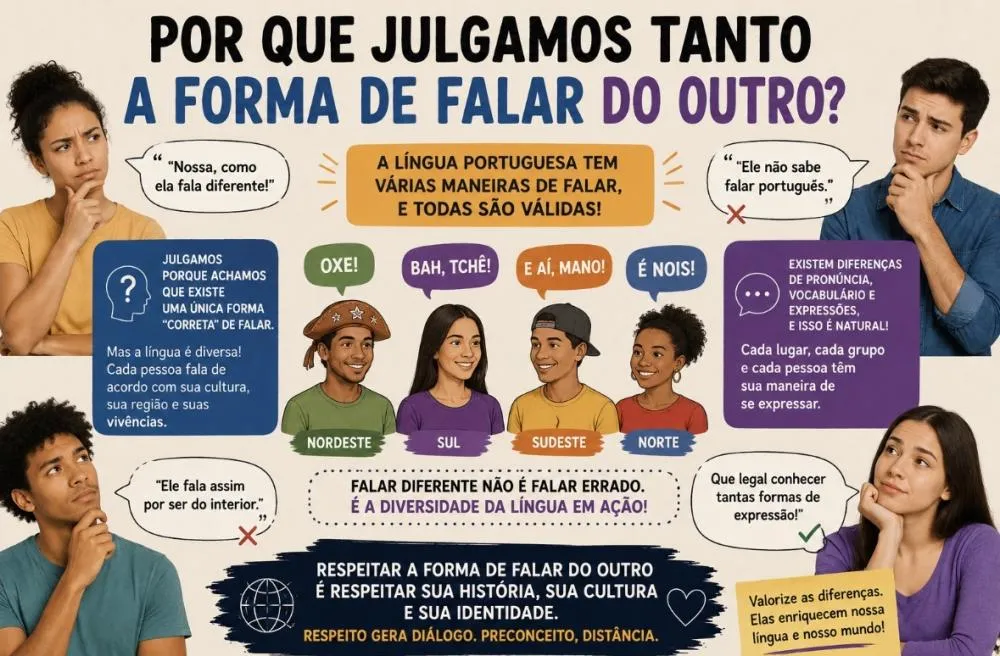 Por que julgamos tanto a forma de falar do outro?