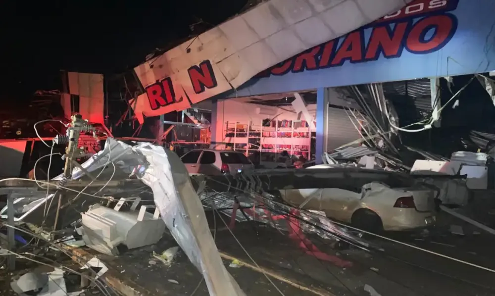 Defesa Civil confirma uma morte e cinco feridos após ciclone no Rio Grande do Sul