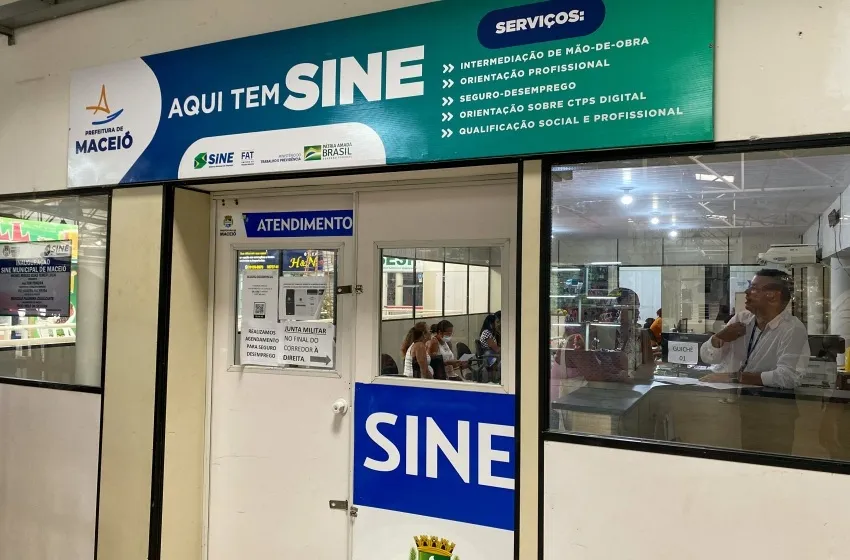 Secretaria do Trabalho disponibiliza 1.254 vagas de emprego pelo Sine Maceió