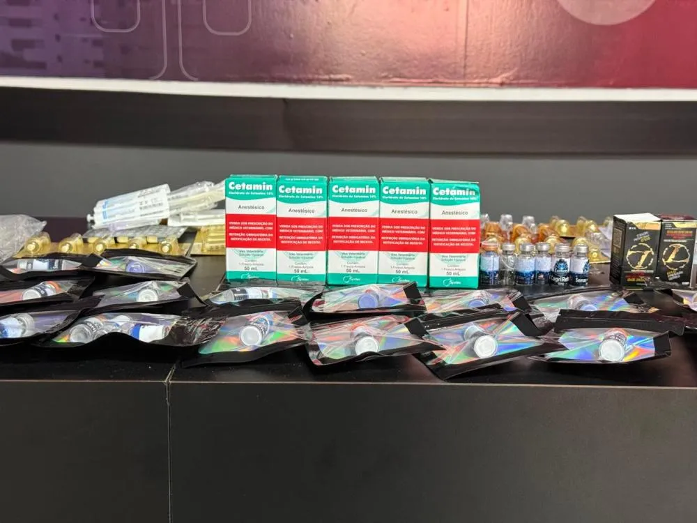 Mercadoria é interceptada e homem é preso com Cetamina e outros medicamentos