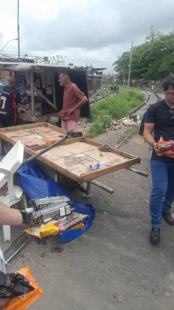 Vigilância Sanitária apreende 250 kg de alimentos estragados no Eustáquio Gomes