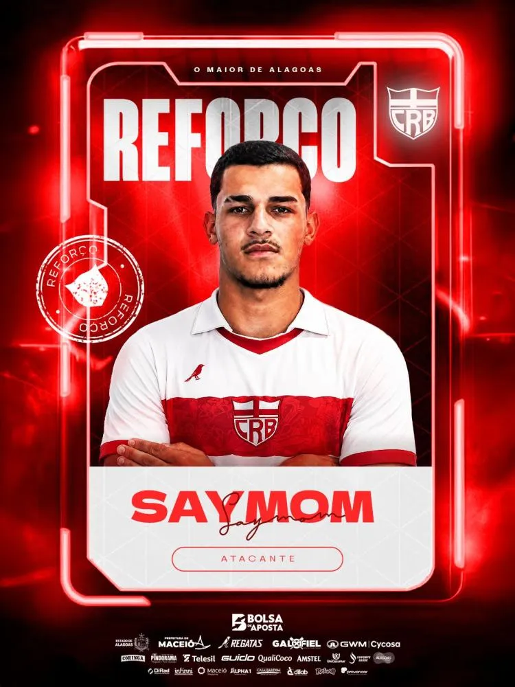 CRB anuncia a contratação do atacante Saymom