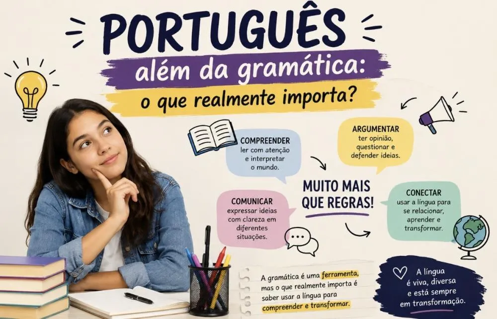 Português além da gramática:O que realmente importa?