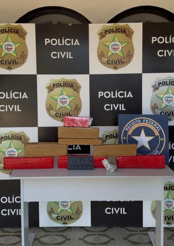 Polícia prende homem em flagrante por tráfico de drogas em ação conjunta com a Receita Federal