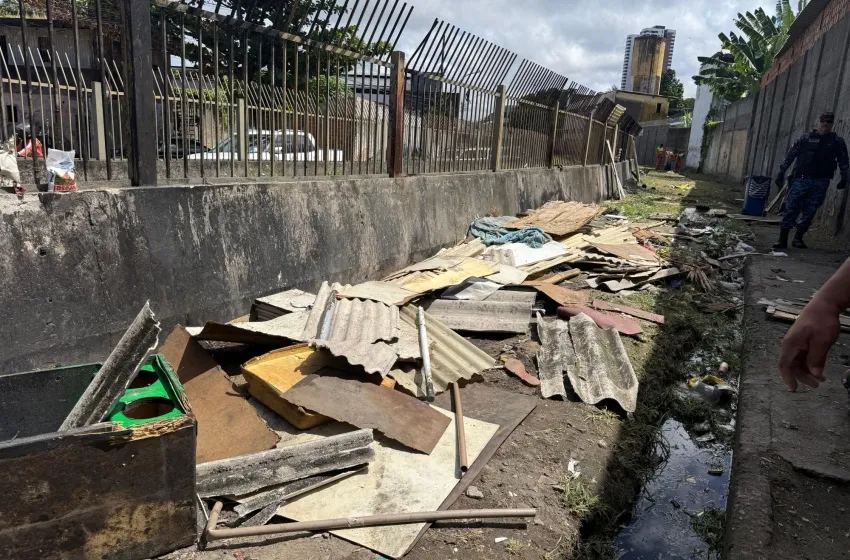 Prefeitura desmonta pela segunda vez ponto de tráfico de drogas na Cambona