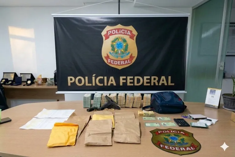 PF apreende mais de R$ 500 mil e prende dois suspeitos por crimes eleitorais em Alagoas