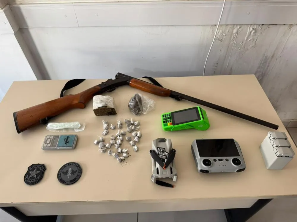 Operação apreende drone usado para monitorar ações policiais em São Miguel dos Milagres