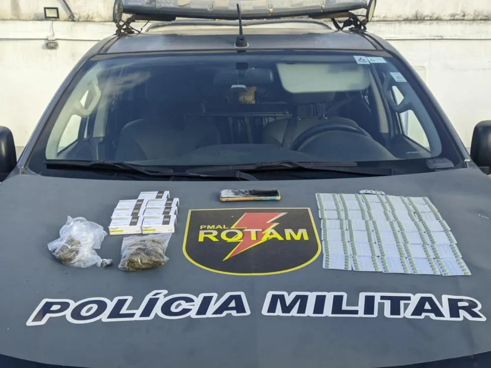 Polícia registra prisões por tráfico de drogas em Maceió