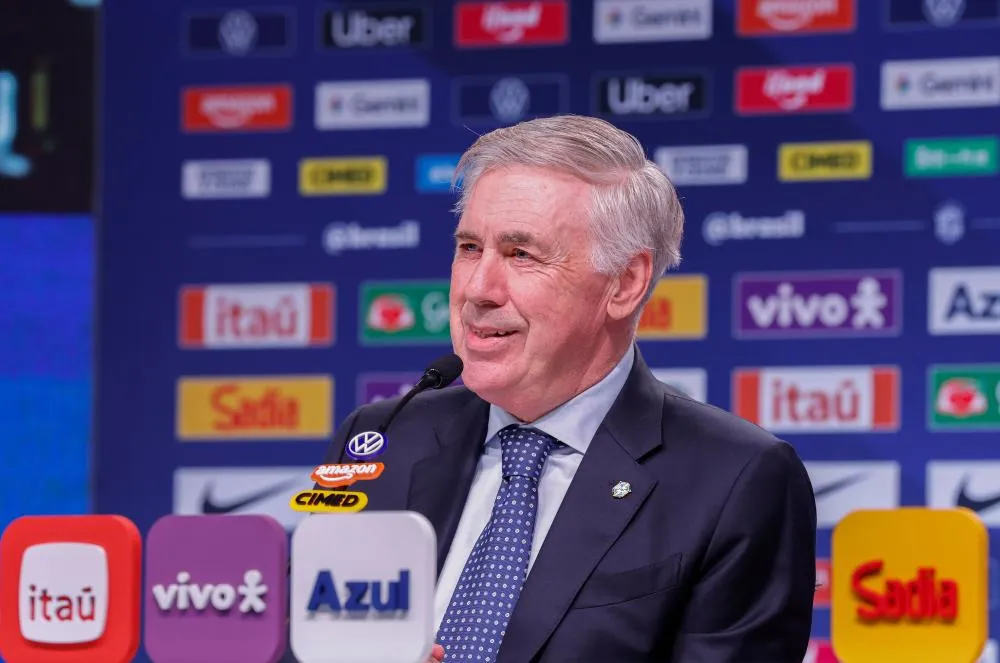 Ancelotti: “Essa convocação está equilibrada, é uma seleção muito projetada para o futuro”