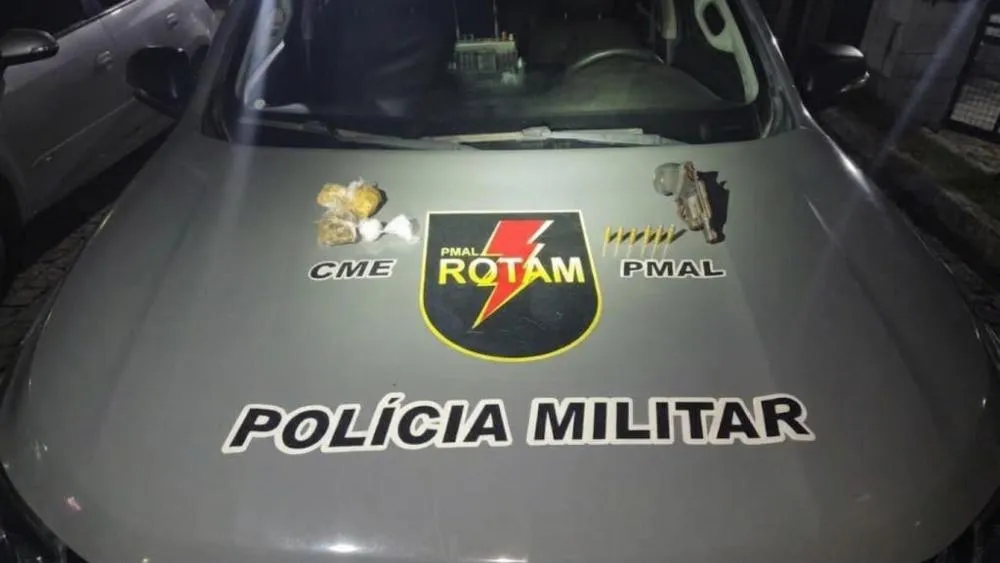 Rotam apreende arma e drogas durante patrulhamento na Vila Emater